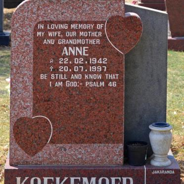 KOEKEMOER Anne 1942-1997