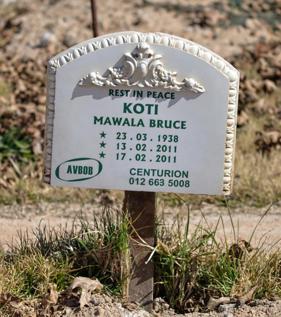 KOTI Mawala Bruce 1938-2011