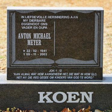 KOEN Anton Michael Meyer 1941-2003