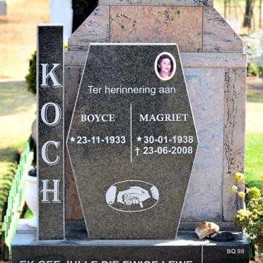KOCH Boyce 1933 &amp; Magriet 1938-2008