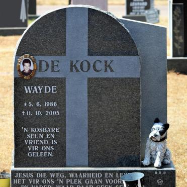 KOCK Wayde, de 1986-2005