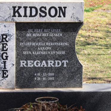 KIDSON Regardt 2001-2002