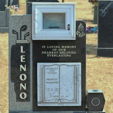 LENONO Francis Marumo 1961-2006
