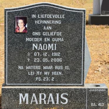 MARAIS Naomi 1912-2006