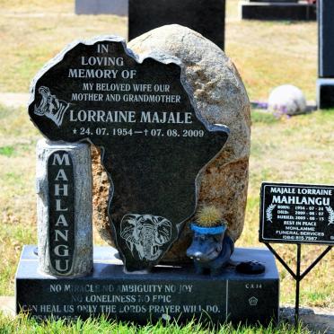 MAHLANGU Lorraine Majale 1954-2009