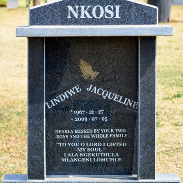 NKOSI Lindiwe Jacqueline 1967-2009