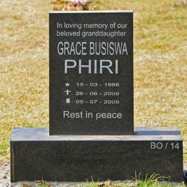 PHIRI Grace Busiswa 1986-2008