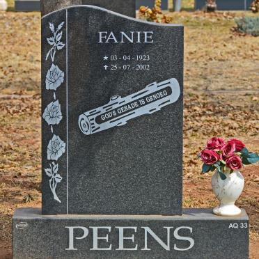 PEENS Fanie 1923-2002