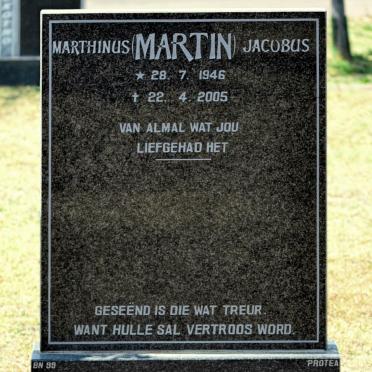 PRETORIUS Marthinus Jacobus 1946-2005