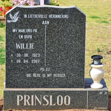 PRINSLOO Willie 1923-2007
