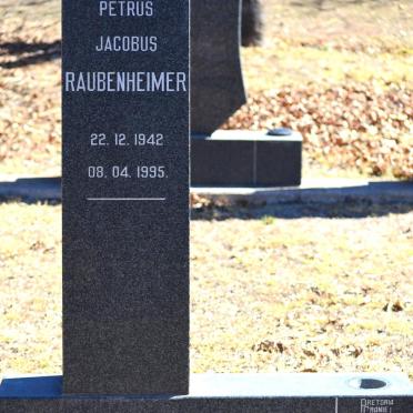 RAUBENHEIMER Petrus Jacobus 1942-1995