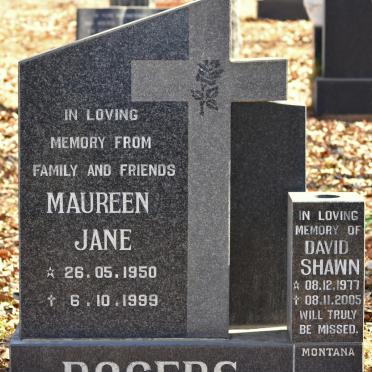 ROGERS Maureen Jane 1950-1999 :: ROGERS David Shawn 1977-2005