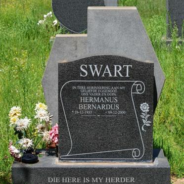 SWART Hermanus Bernardus 1933-2000