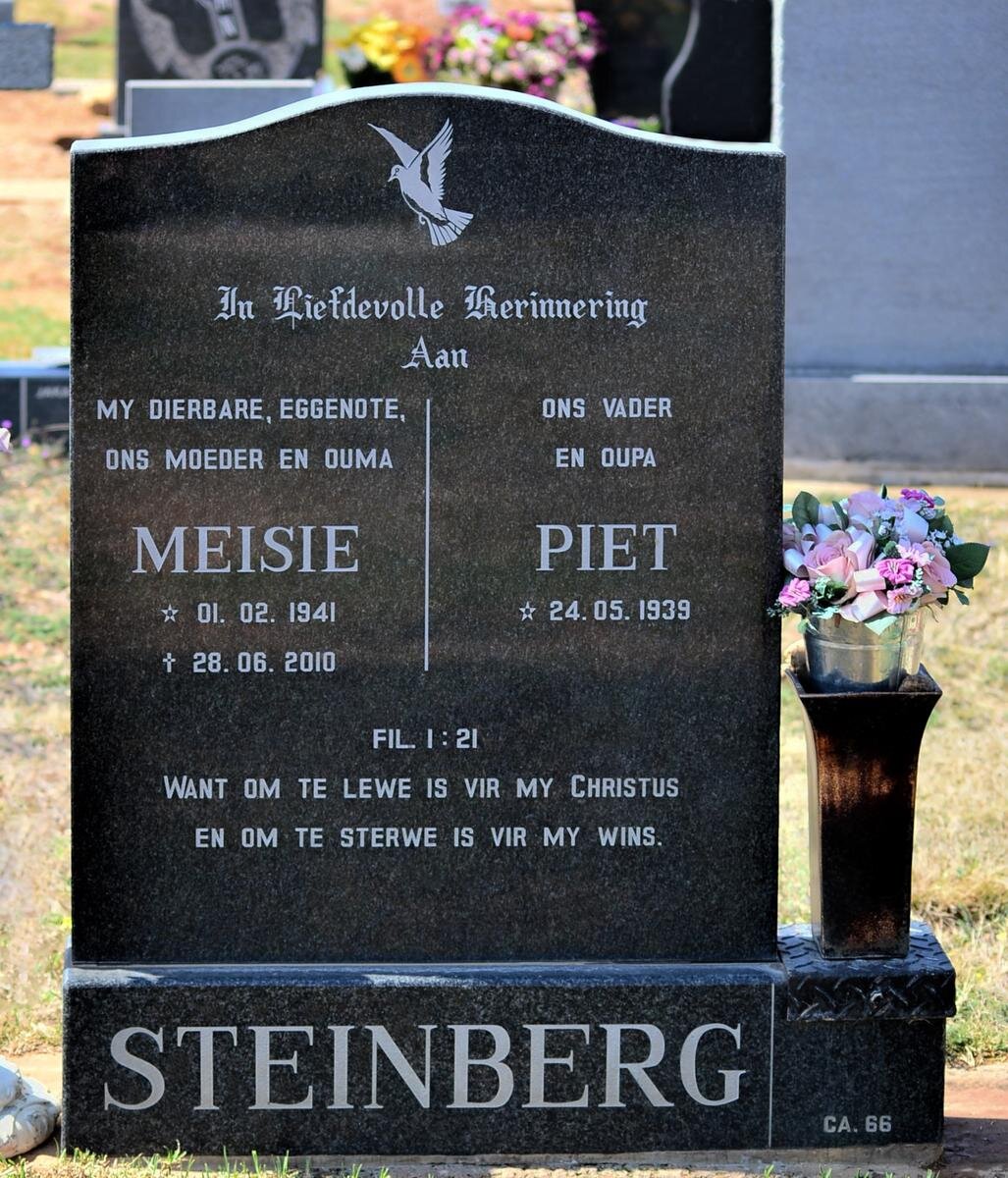 STEINBERG Piet 1939- &amp; Meisie 1941-2010