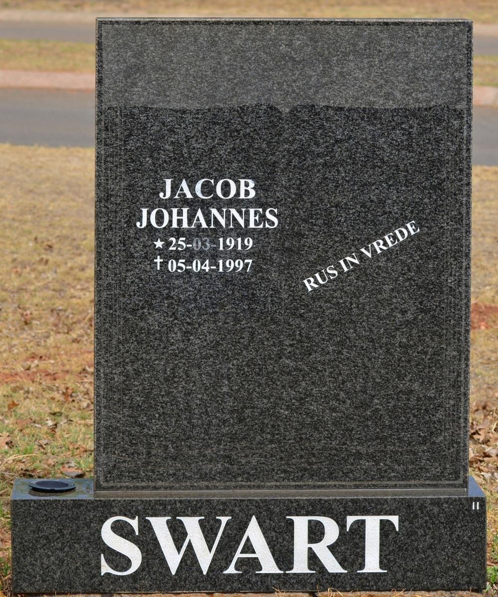 SWART Jacob Johannes 1919-1997