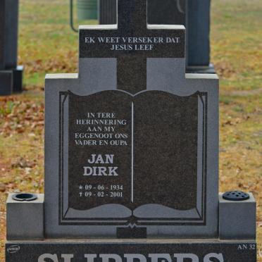 SLIPPERS Jan Dirk 1934-2001