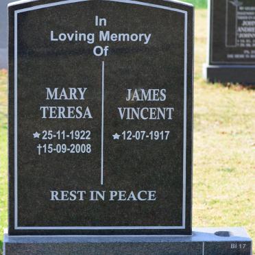 SULLIVAN James Vincent 1917- &amp; Mary Teresa 1922-2008