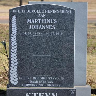 STEYN Marthinus Johannes 1915-2010