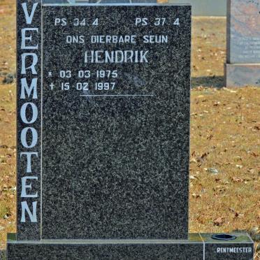 VERMOOTEN Hendrik 1975-1997