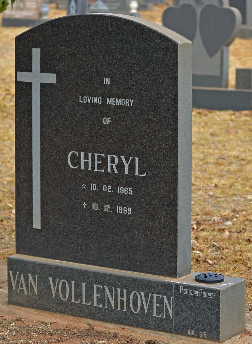 VOLLENHOVEN Cheryl, van 1965-1999