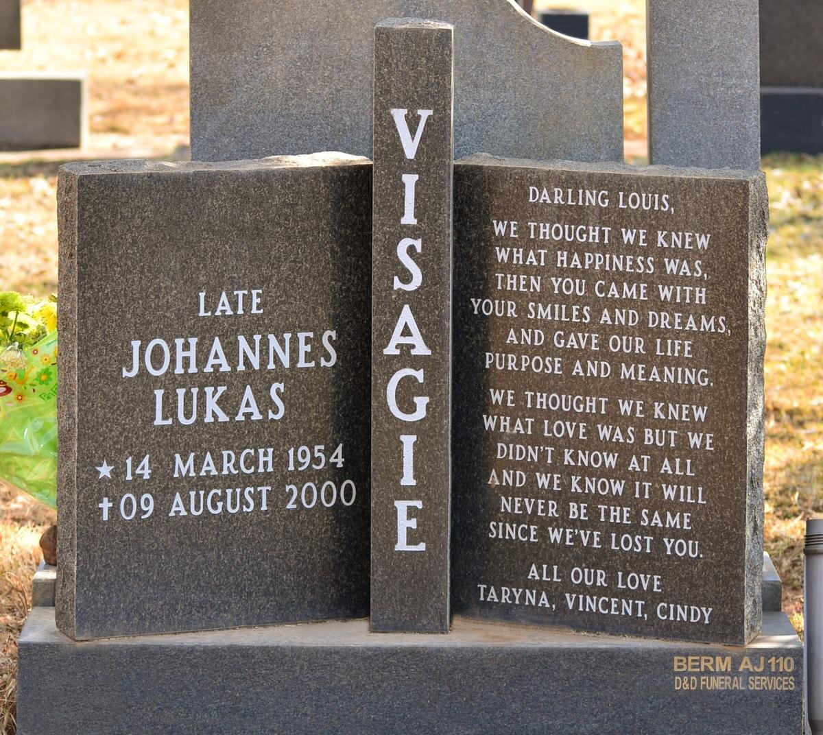 VISAGIE Johannes Lukas 1954-2000