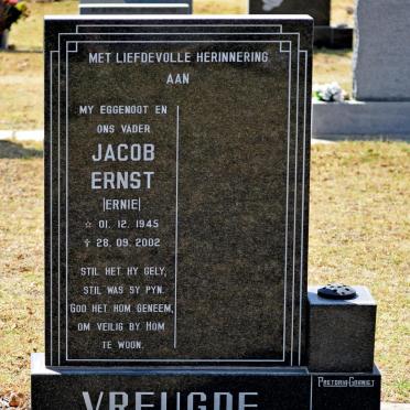 VREUGDE Jacob Ernst 1945-2002