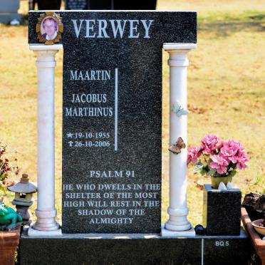 VERWEY Jacobus Marthinus 1955-2006