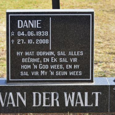 WALT Danie, van der 1938-2008