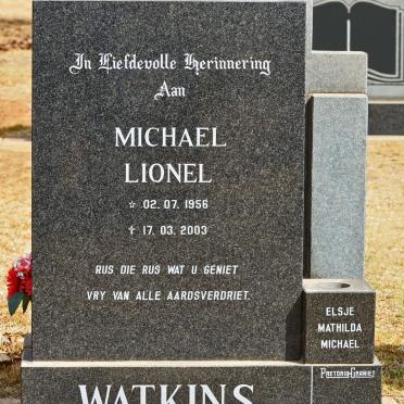 WATKINS Michael Lionel 1956-2003