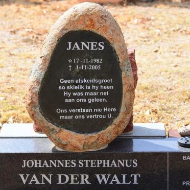 WALT Janes, van der 1982-2005