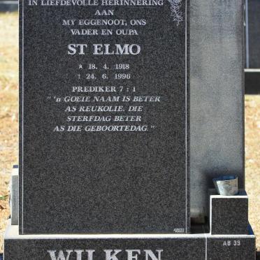 WILKEN ST Elmo 1918-1996
