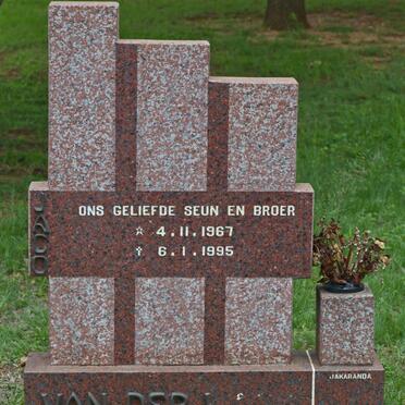 WALT Jaco, van der 1967-1995