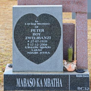 ZWELIBANZI Peter Boy 1939-2004