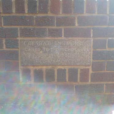 INGWERSEN Coenrad -1953