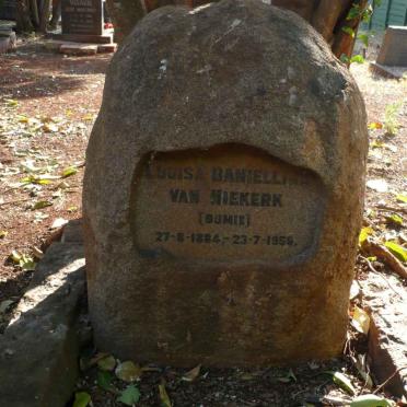 NIEKERK Louisa Daniellina, van nee DUMIS 1884-1956