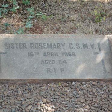 Sister Rosemary CSMV -1966