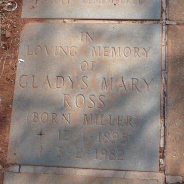 ROSS Gladys Mary nee MILLER 1895-1982