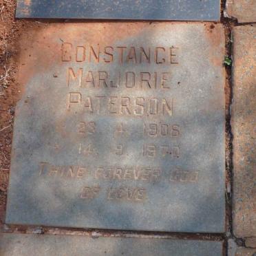 PATERSON Constance Marjorie 1905-1970