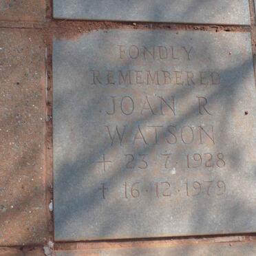 WATSON Joan R. 1928-1979