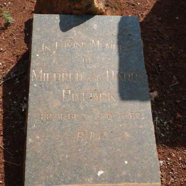 PUTTICK Mildred 1961-1967 :: PUTTICK Harry 1961-1967