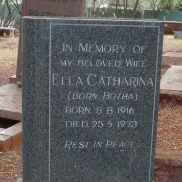 LEWIS Ella Catharina nee BOTHA 1916-1973