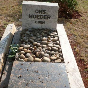 ROUENDAL Magdalena Elizabeth Ebenezer, van nee VAN NIEKERK 1907-1991