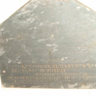 BOOYSI Aletta Catrinna Elisabetta 18?-1901