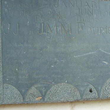 FOURIE Johana Martha Maria 1900-1901 