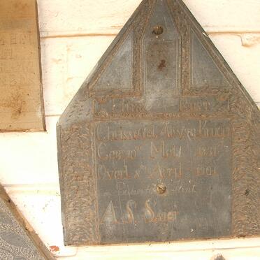 KRUGER Christoffel Alwyn 1831-1901