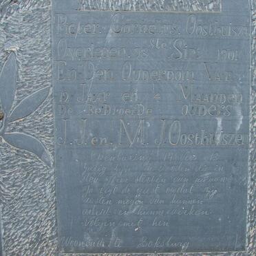 OOSTHUIZEN Pieter Cornelis -1901