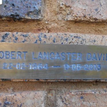 DAVID Robert Lancaster 1964-2013