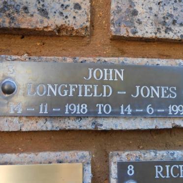 JONES John, Longfield 1918-1992