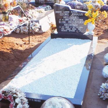 HELLSTERN Georg Johann 1900-1978 &amp; Elise NEUKOMM 1900-1978