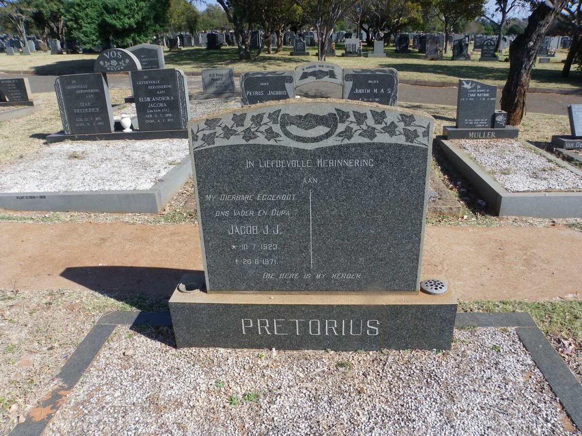PRETORIUS Jacob J.J. 1923-1971